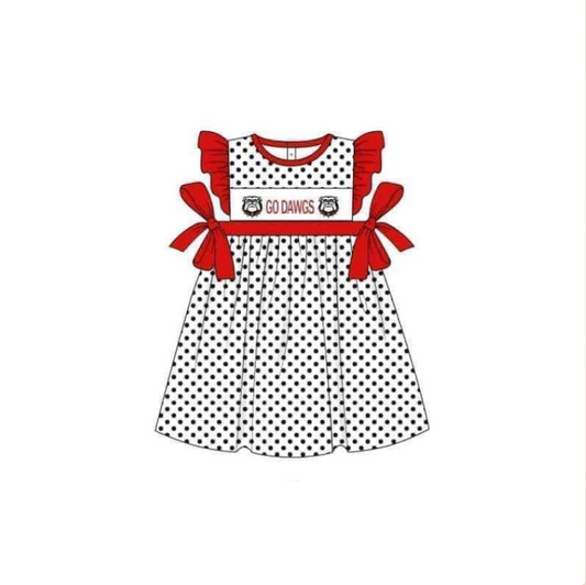 custom S 8.23 Red girls dress