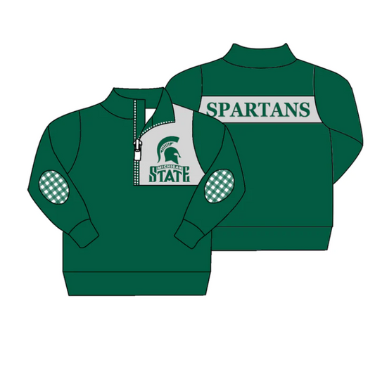 custom S 8.23 Green kids pullover