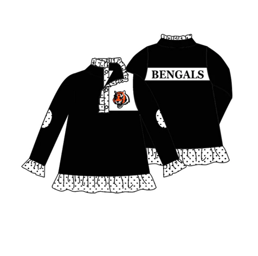custom S 8.23 Black kids pullover