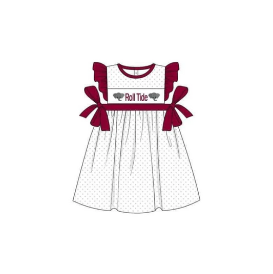 custom S 8.23 Red girls dress