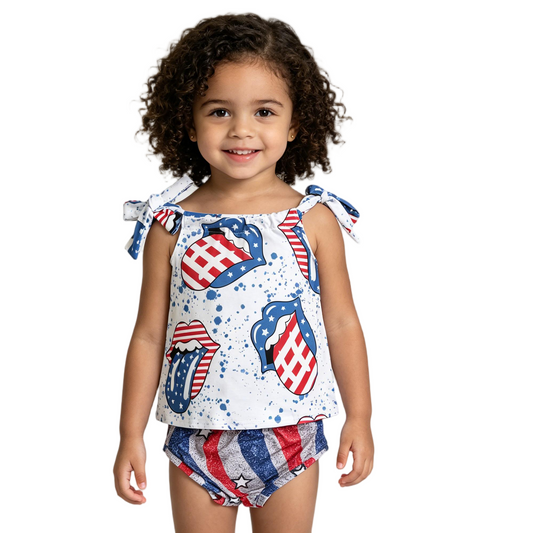 GBO0042 4th Of July Baby Bummies Set