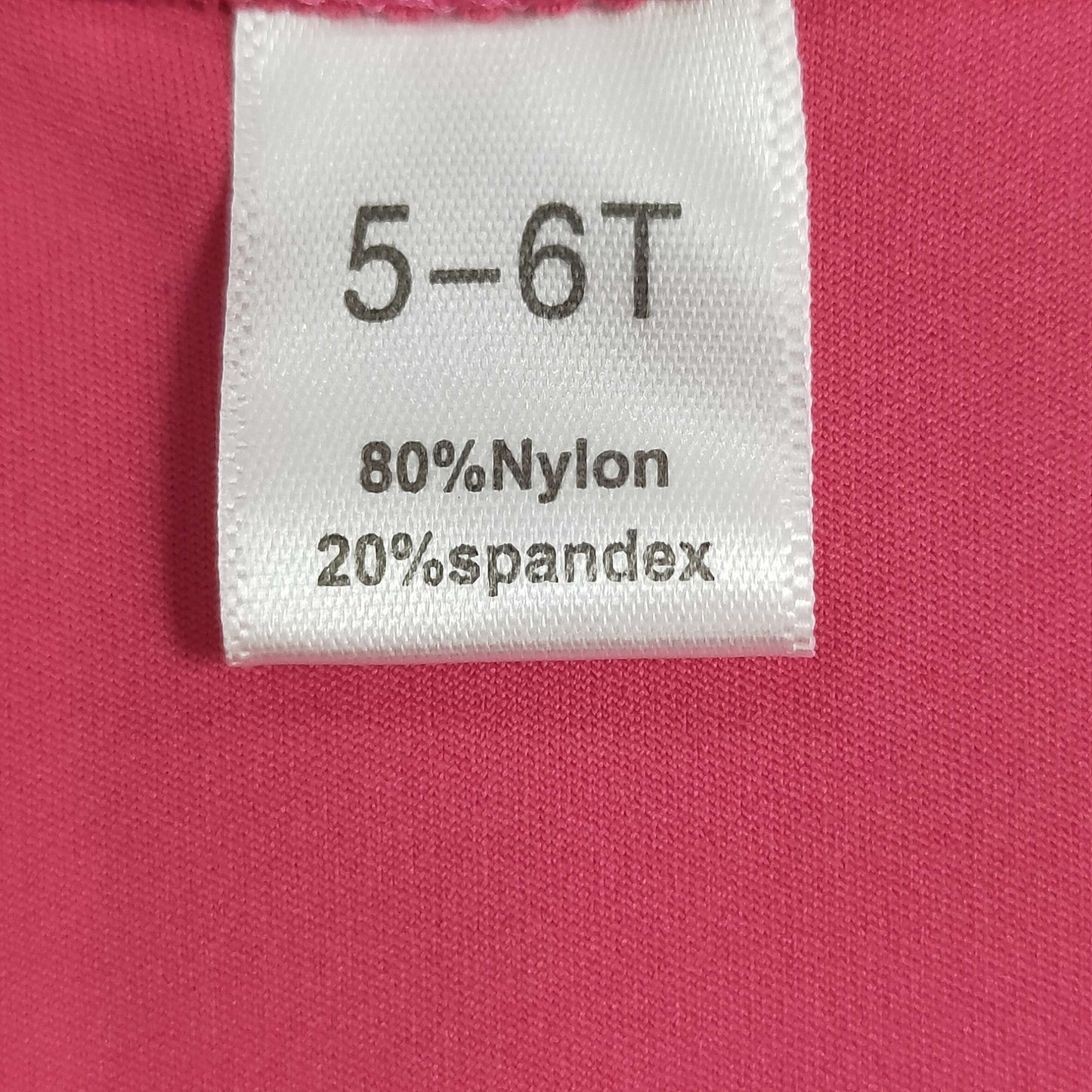 GSD2474 yoga hot pink short sleeve with shorts girls dress