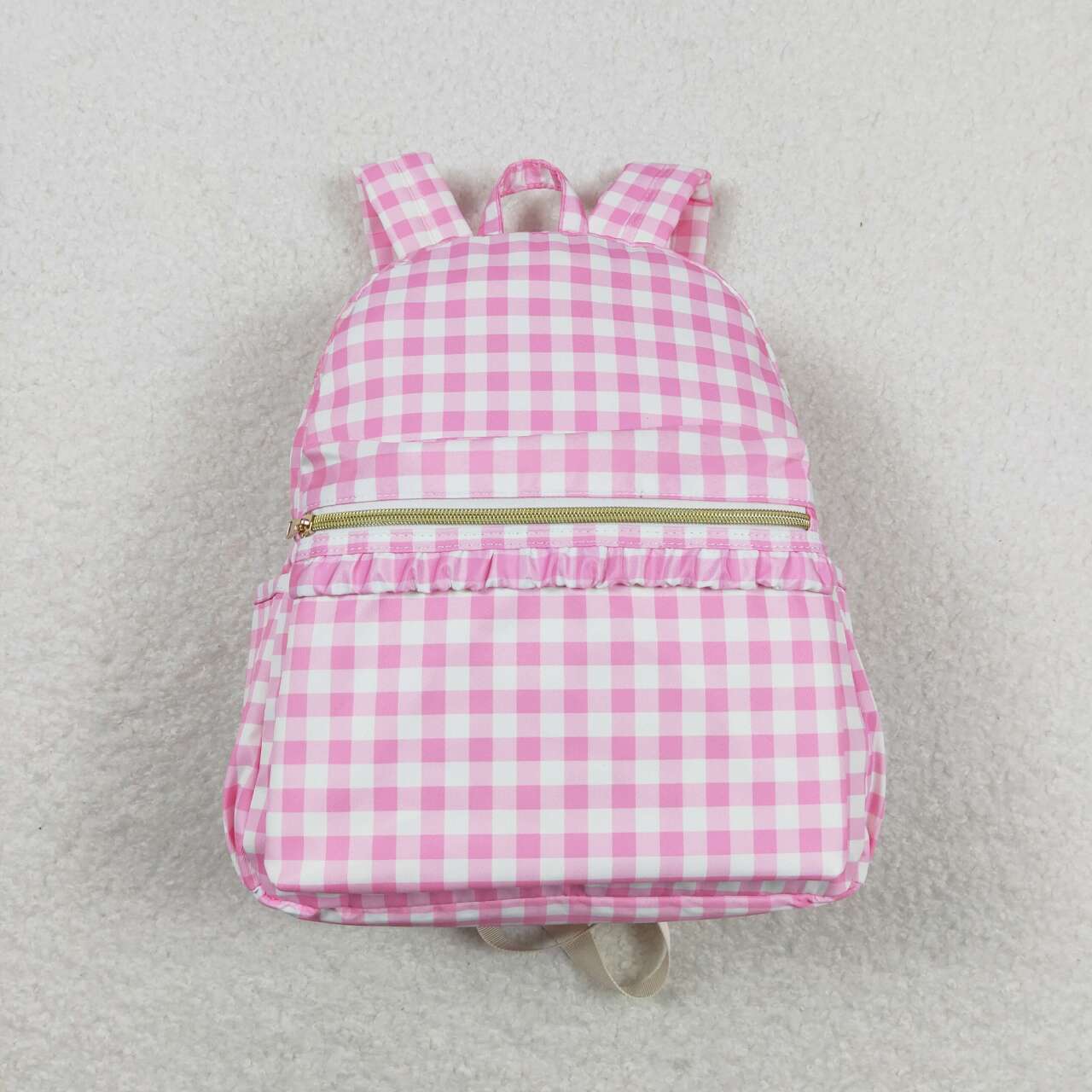 pink checkered bags  RTS sibling clothes