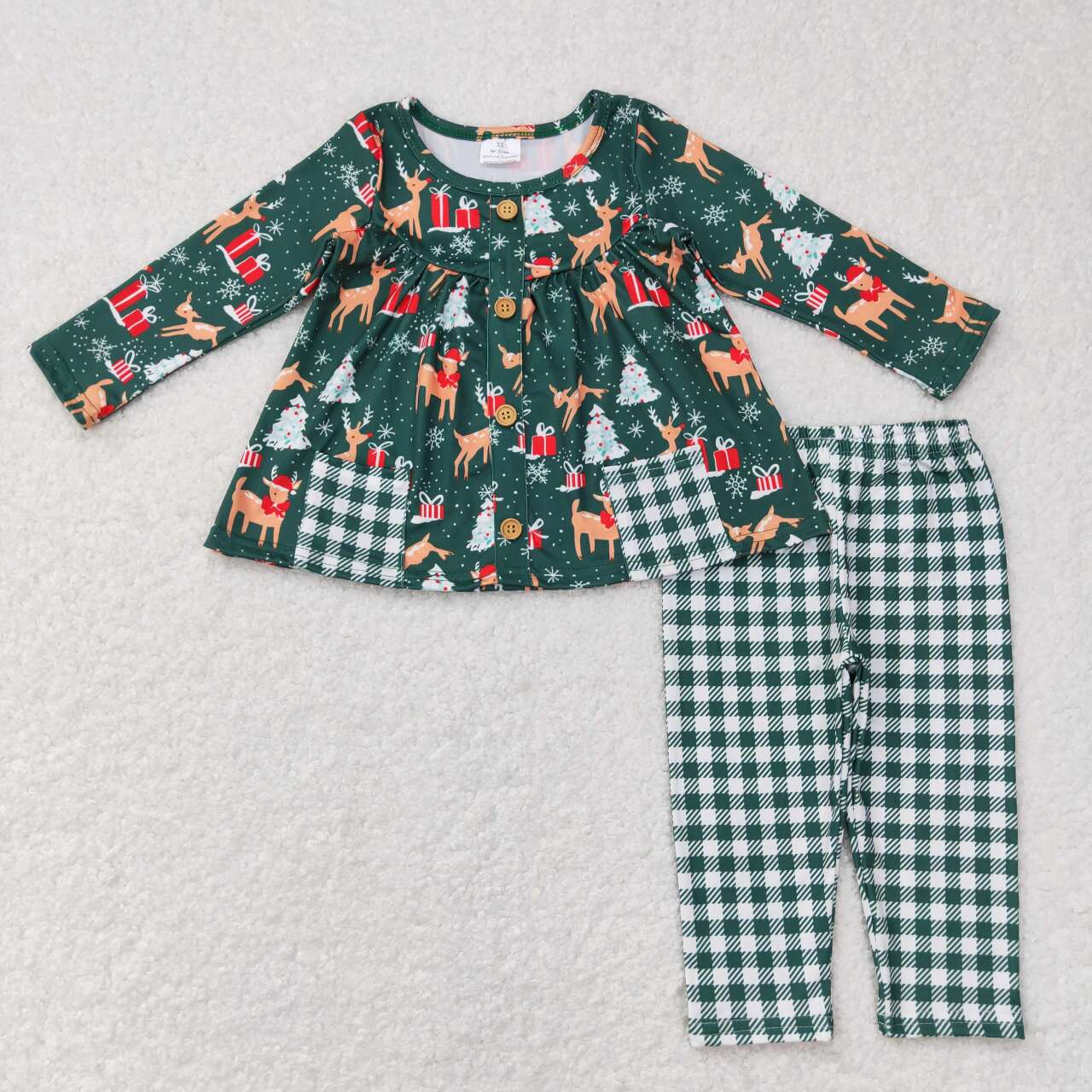 Christmas girls set sibling clothes