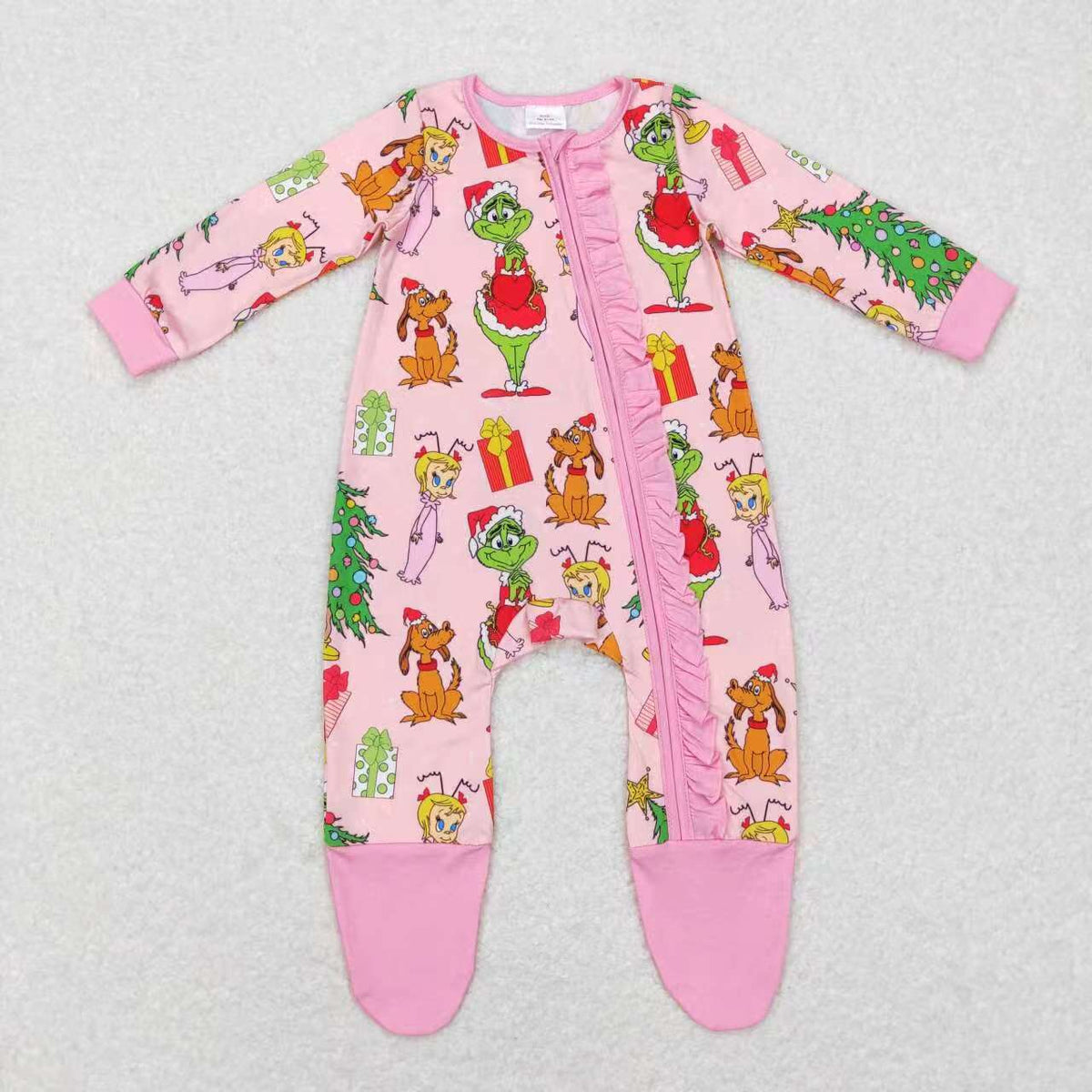 Christmas green face RTS Sibling Clothes