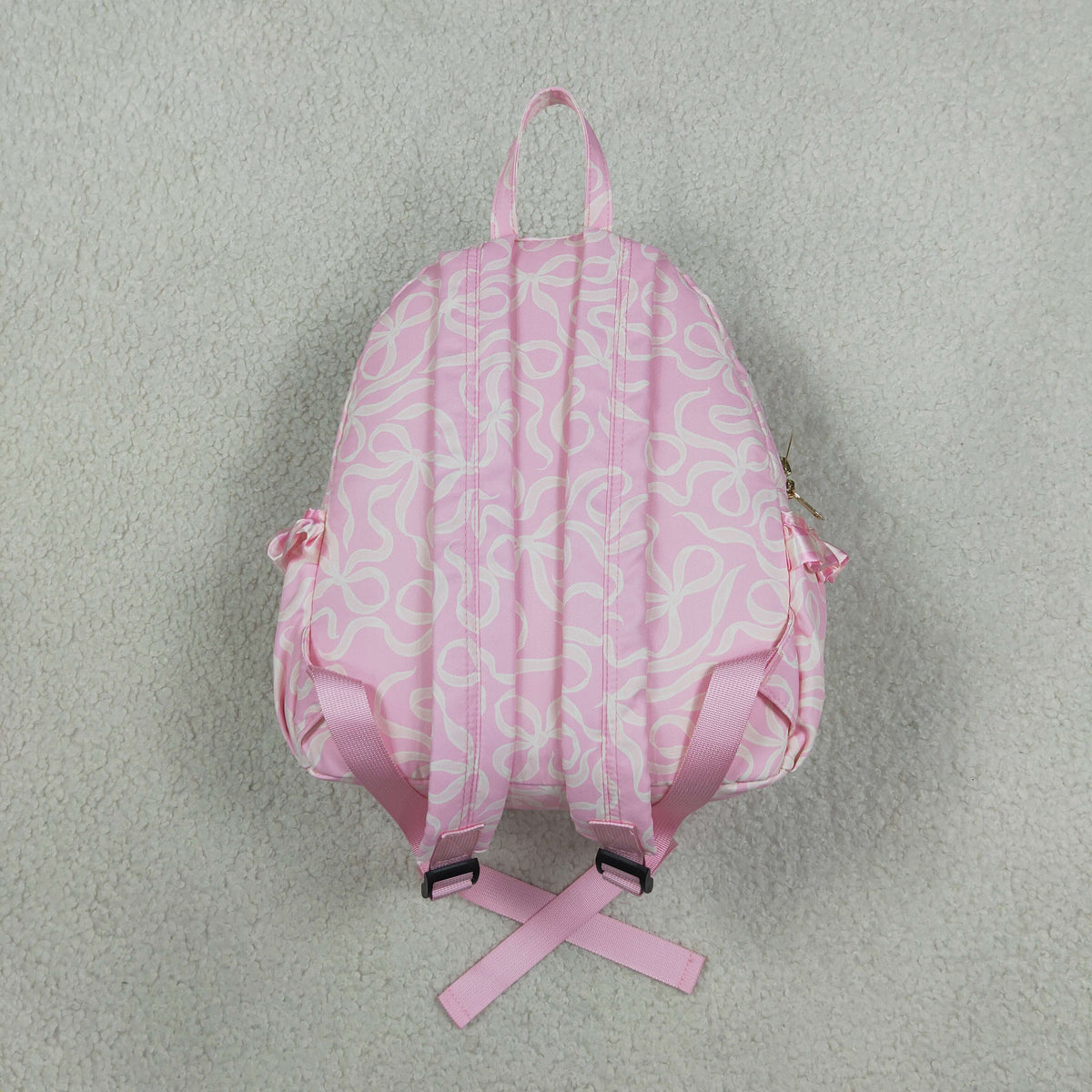 BA0459 Pink Bows Ruffles Bag