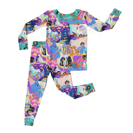 custom S 8.26 Cartoon long sleeve pants kids pajamas