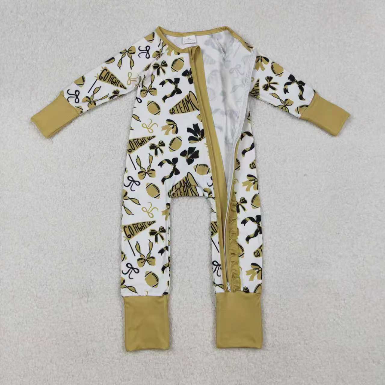 cheer go team romper RTS sibling clothes