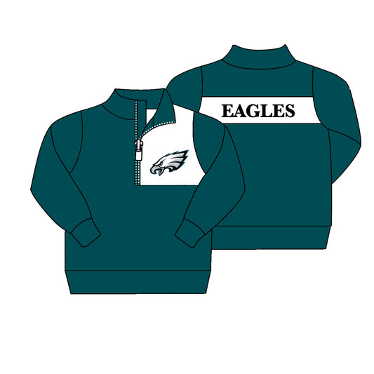 custom S 8.21 Green kids pullover