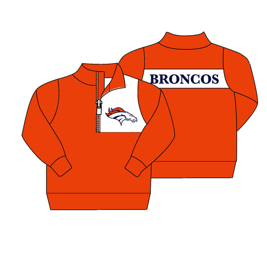 custom S 8.21 Orange kids pullover