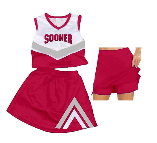custom S 8.19 Red cheerleader dress