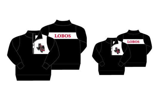 custom S 8.21 Black kids pullover