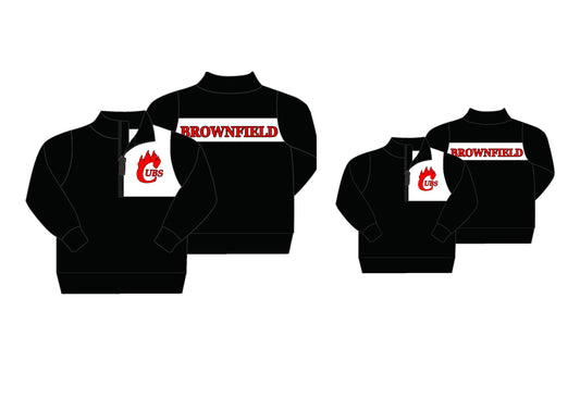 custom S 8.21 Black kids pullover