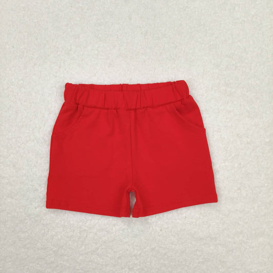 SS0270 red girls shorts
