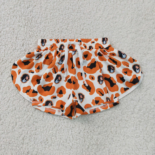 SS0816 Yoga Football Item Camo Girls Shorts