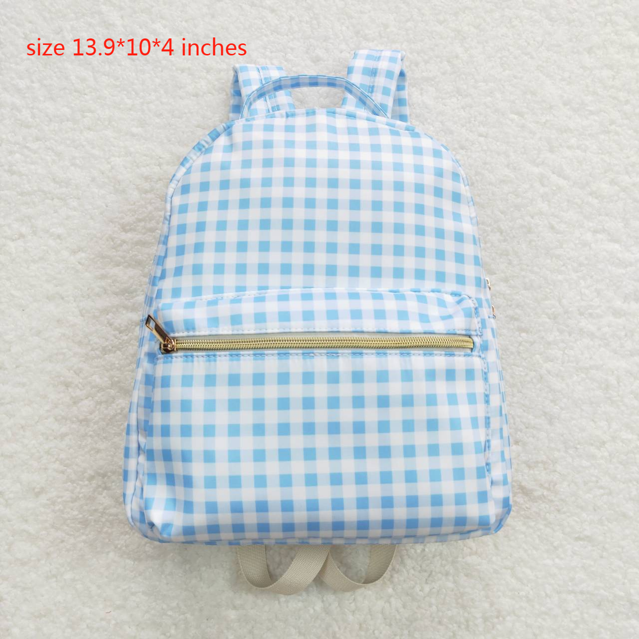 blue checkered bags  RTS sibling clothes