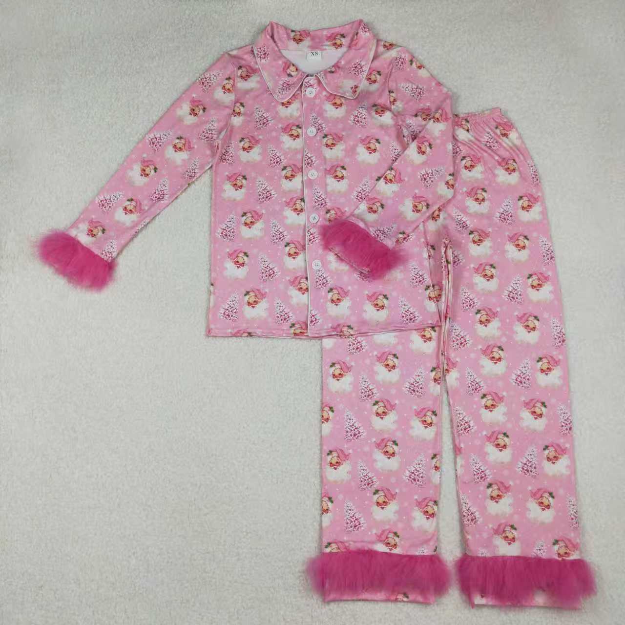 Christmas Santa/gingerbread man fur adult women pajamas RTS sibling clothes
