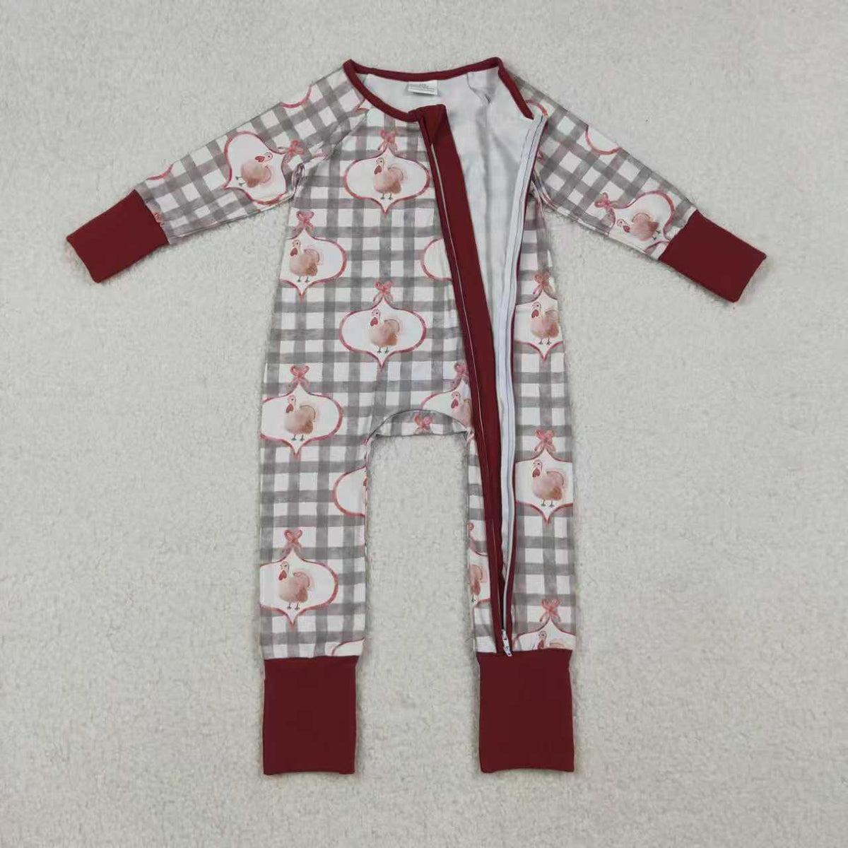Thanksgiving turkey romper/set RTS Sibling Clothes