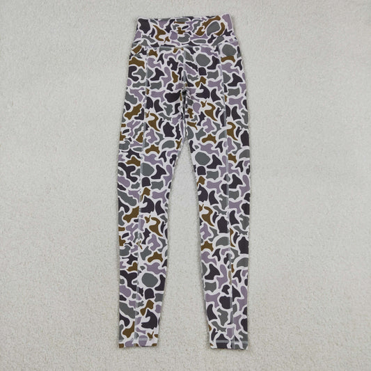 P0897 Yoga Hunting Camo Adult Women Pants