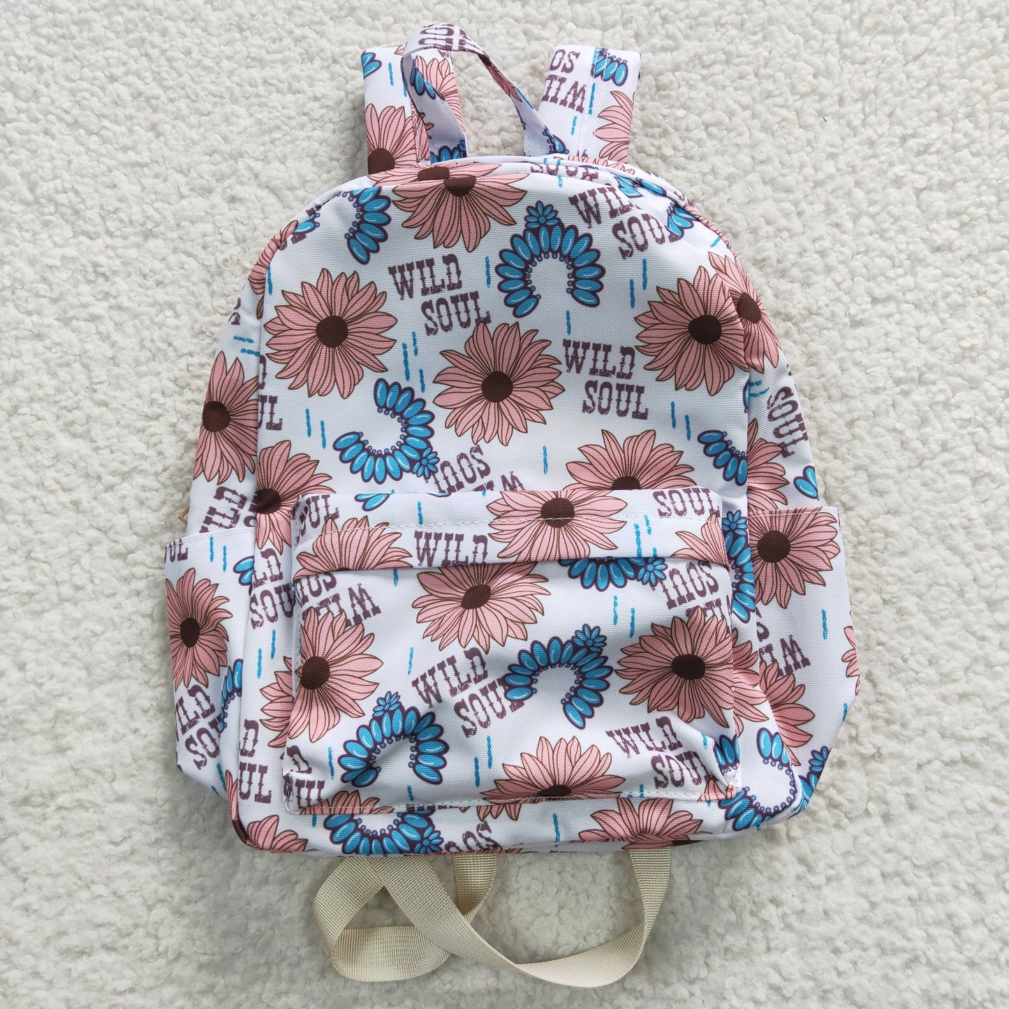 Wild Soul Pink Flowers Bag