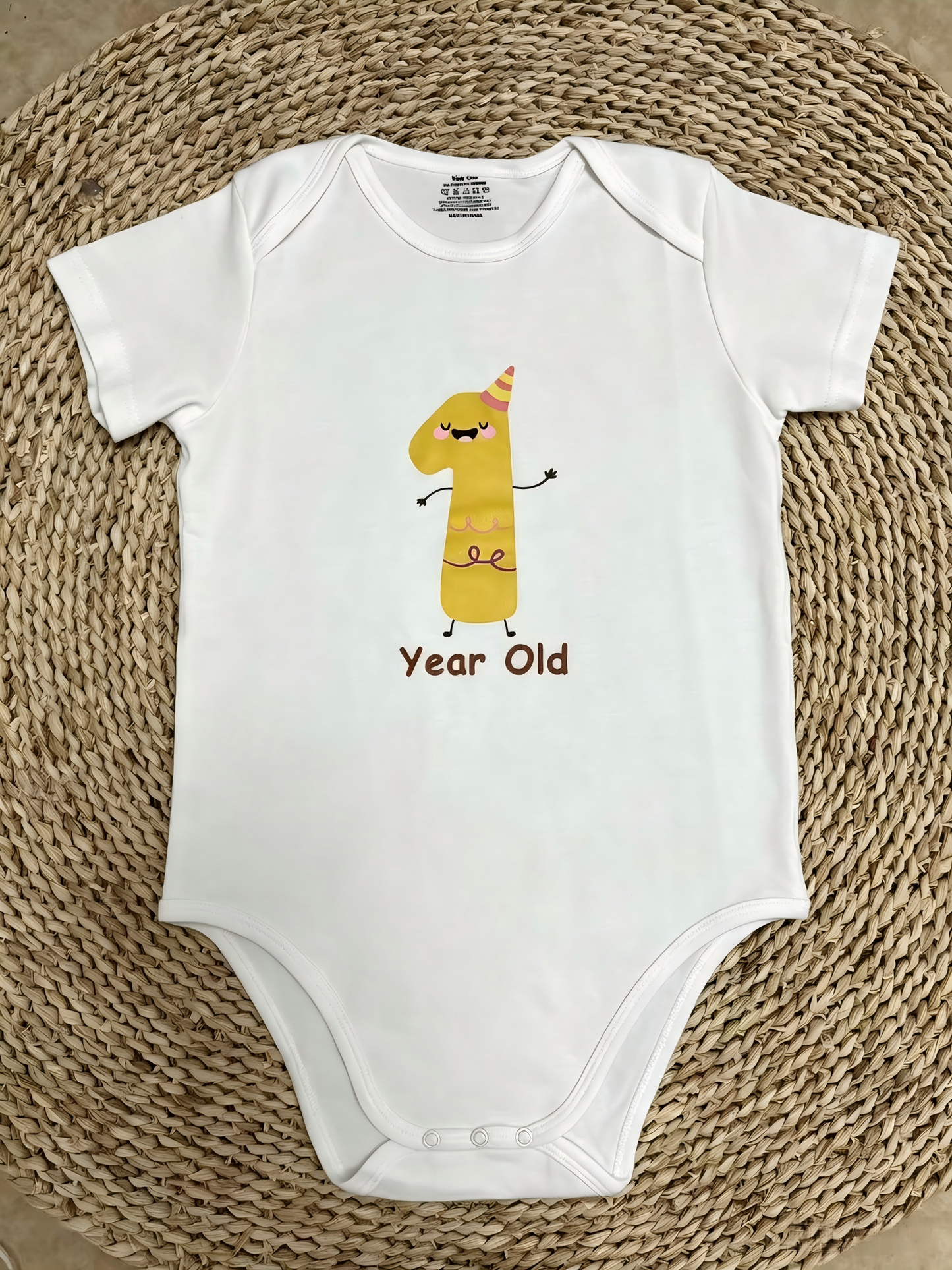 USA SHOP Cotton Birthday Baby Romper