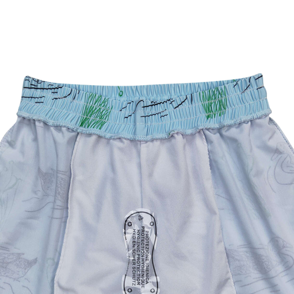 S0361 mallard duck green boys swimming trunk