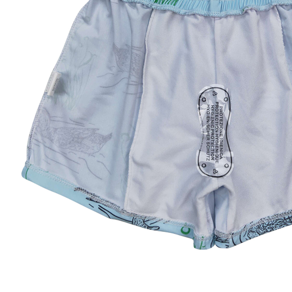 S0361 mallard duck green boys swimming trunk