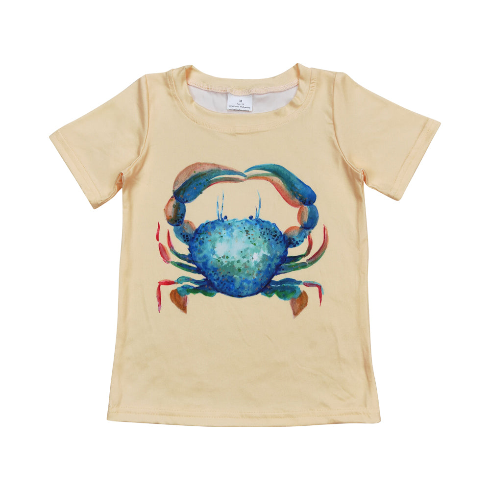 BT0612 Cab yellow short sleeve boys top