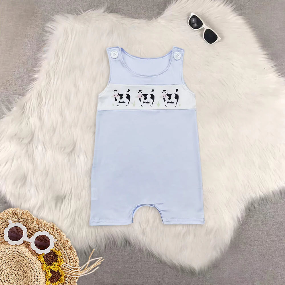farm cow Summer Sibling Clothes RTS