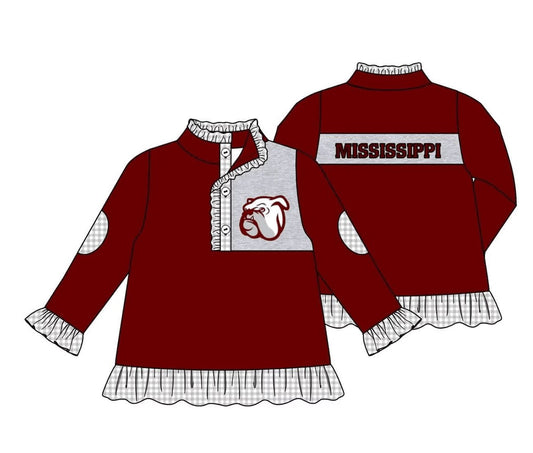 custom S 8.25 Red kids pullover