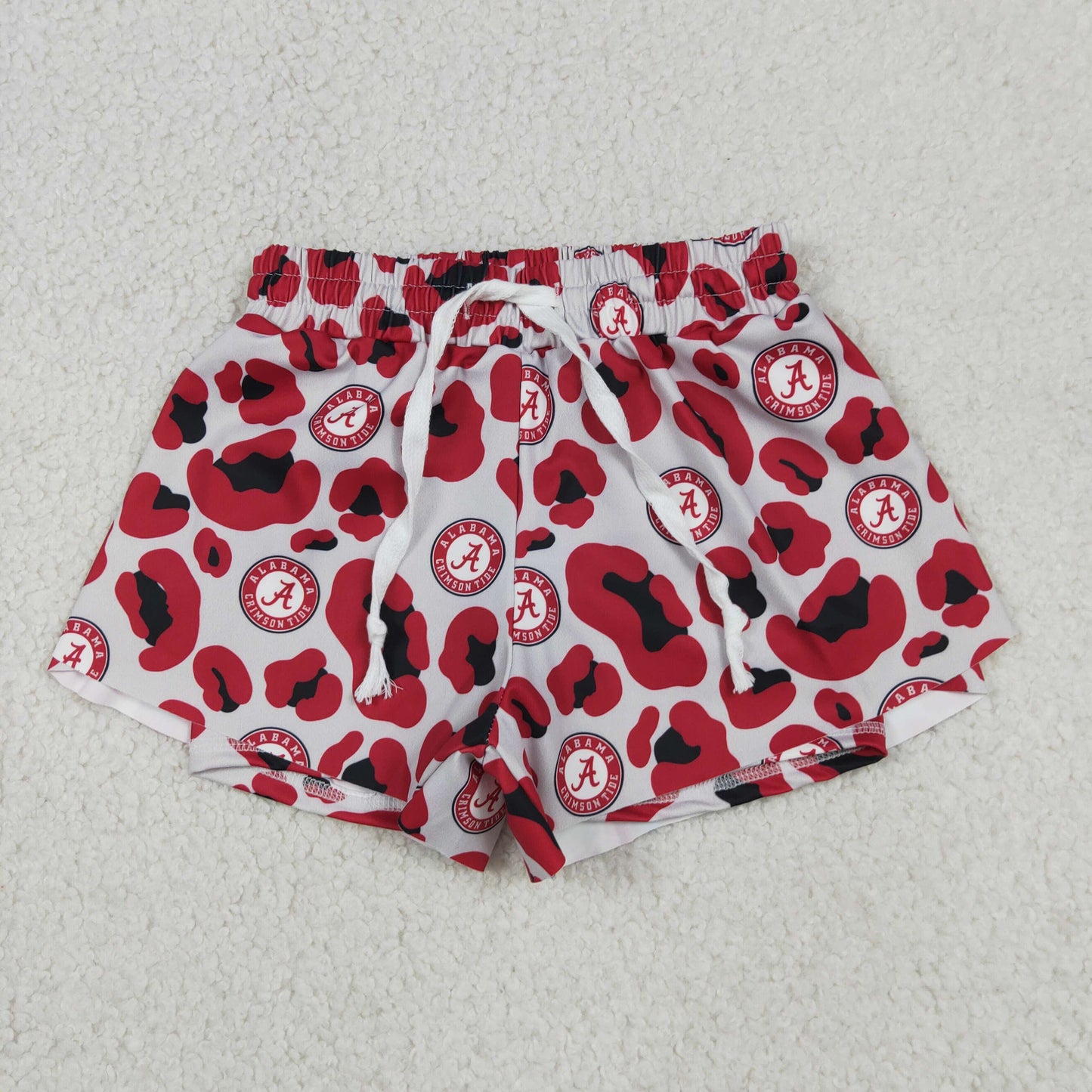 SS0817 Yoga Football Item Camo Girls Shorts