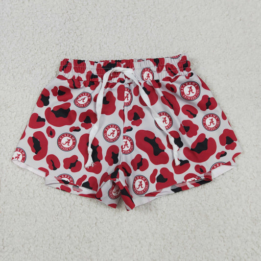 SS0817 Yoga Football Item Camo Girls Shorts