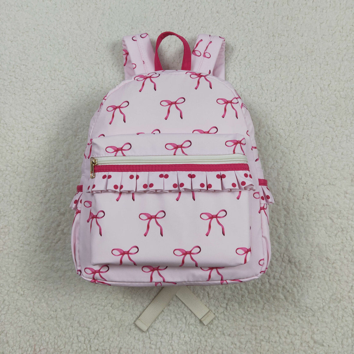 BA0233 pink bows kids bag