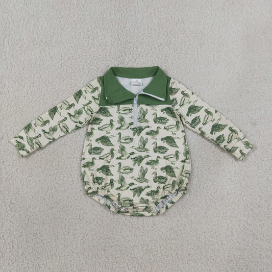LR3050 Hunting Style Long Sleeve Boys Romper