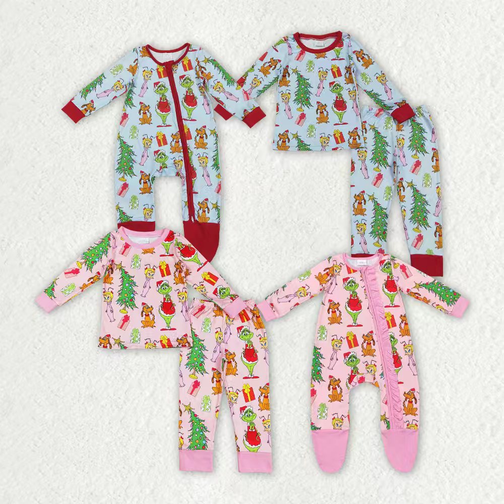 Christmas green face RTS Sibling Clothes