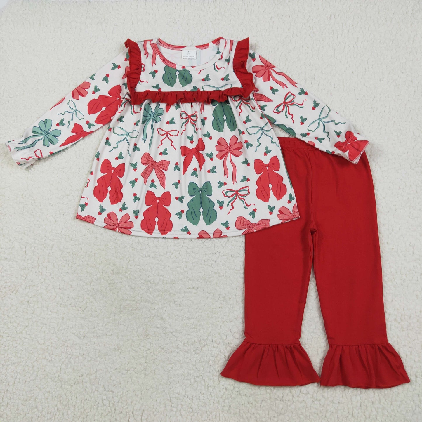 Christmas bows Sibling Clothes RTS sibling clothes