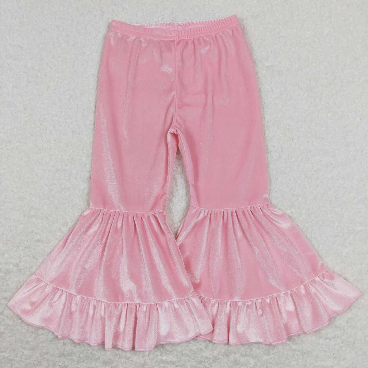 P0416 Pink Velvet Girls Pants