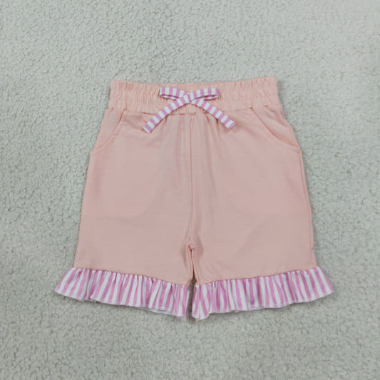 SS0996 Cotton Pink Girls Shorts