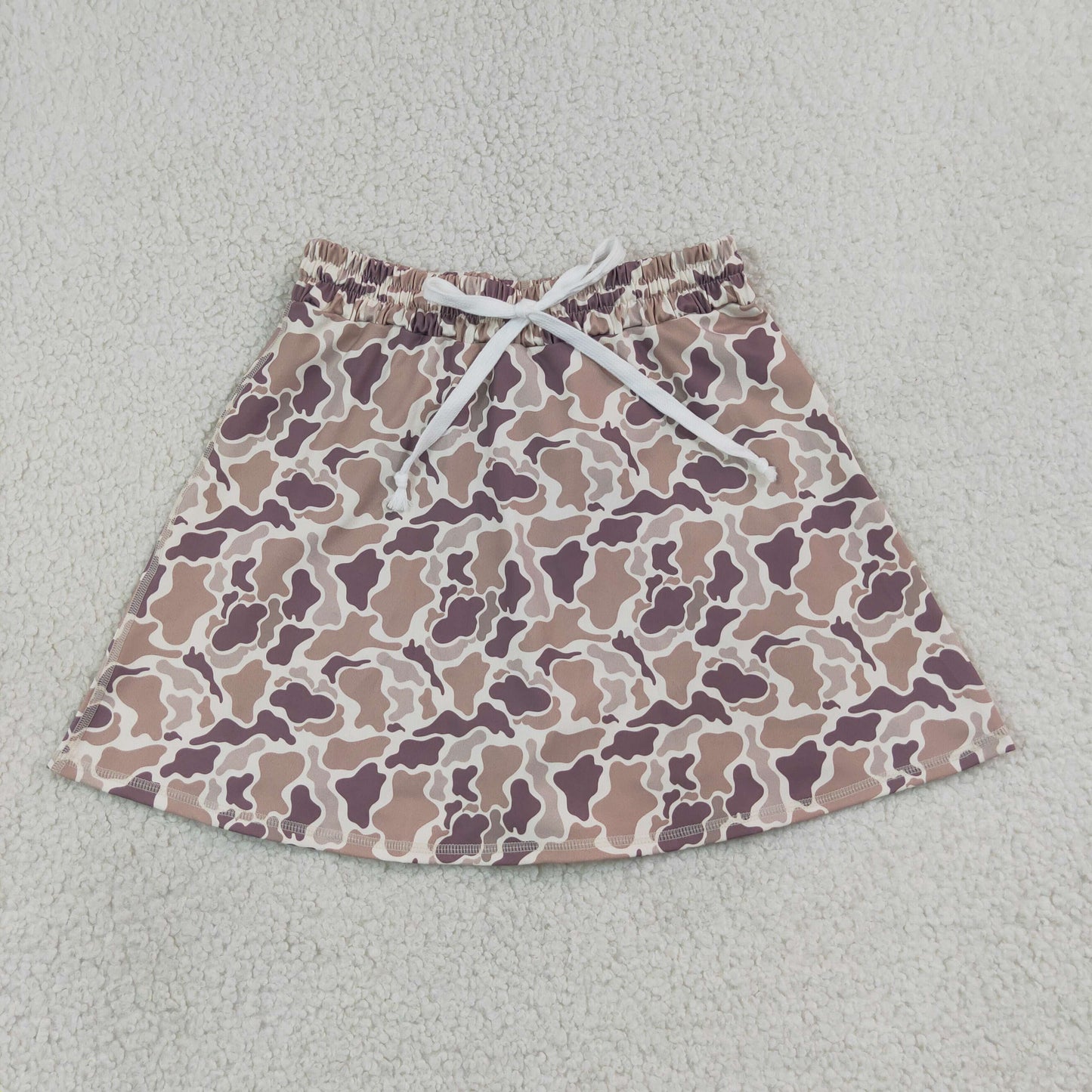 GLK0314 Yoga Camo Skorts Adult Women Skirt