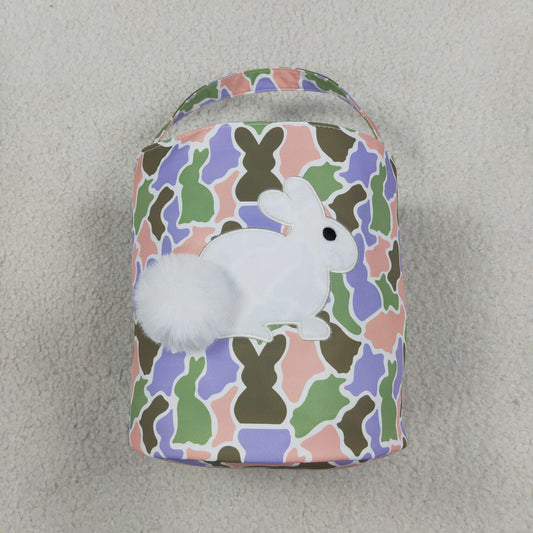 BA0467 Easter Carrot Egg Rabbit Basket Bag