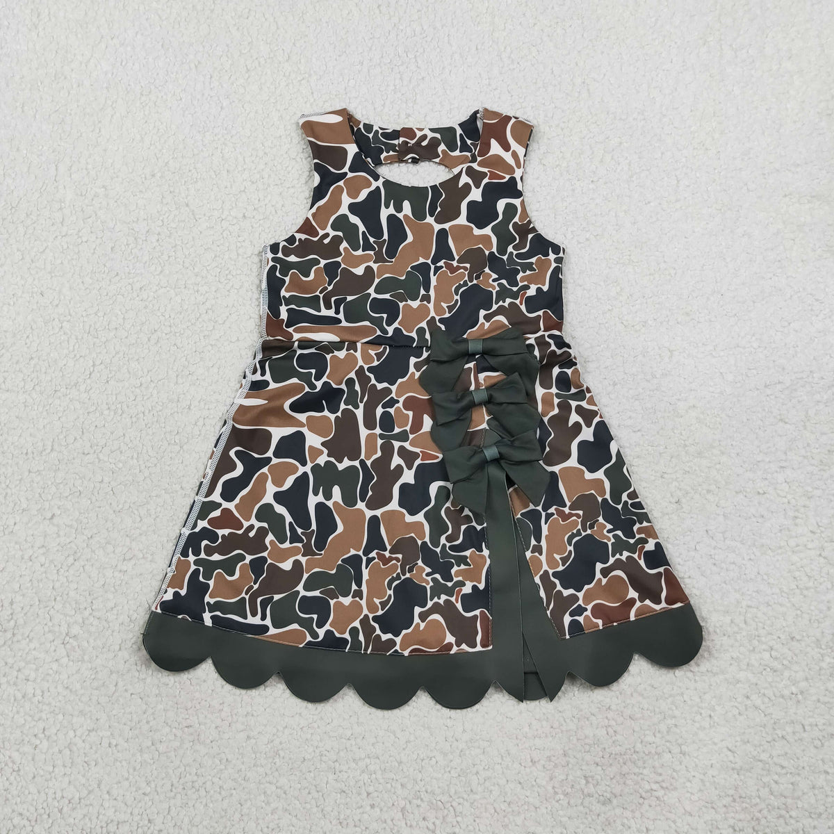 preorder Samples GSD4229 Yoga Camo Bows Skorts Sleeveless Girls Set