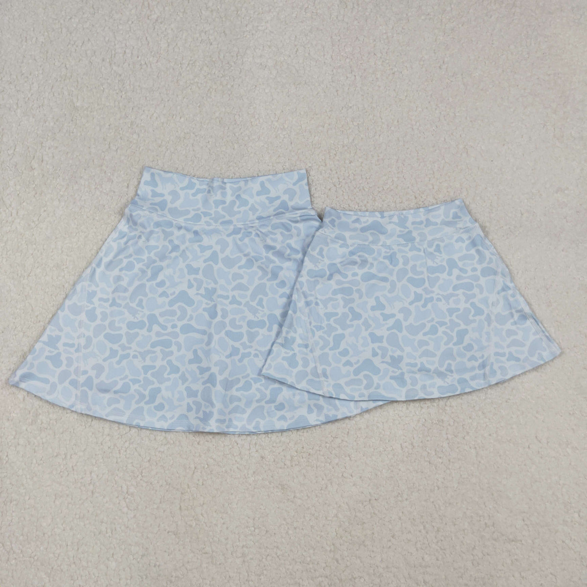 mama and me yoga camo skort skirts RTS sibling clothes
