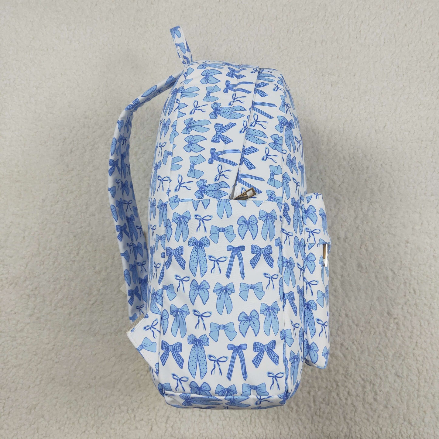 BA0322 blue bows coquette bows school bag