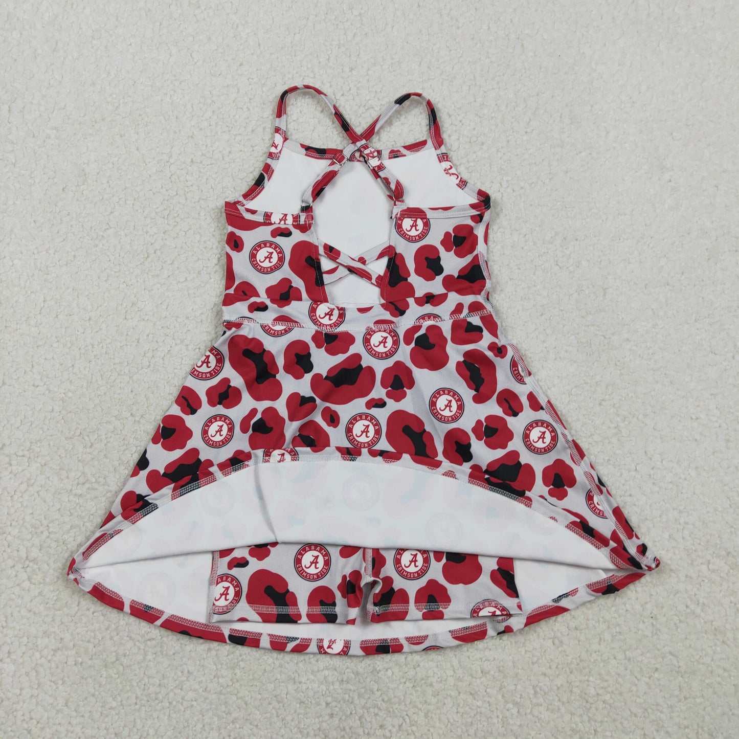GSD3635 Football Item Camo Sleeveless Skorts Girls Dress