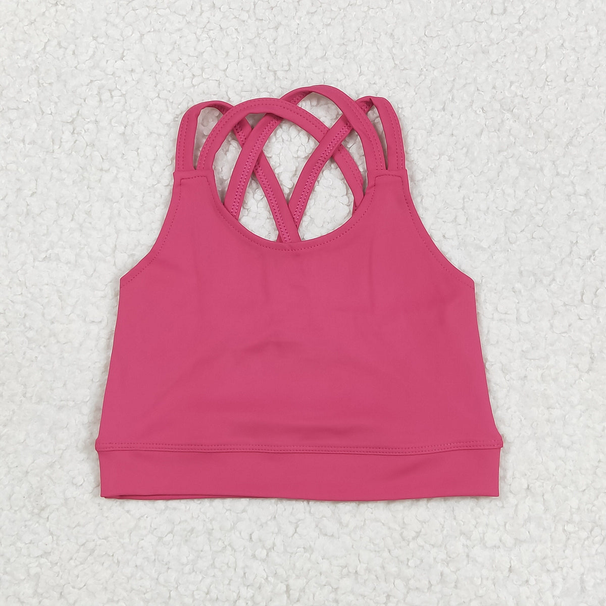 GT1010 yoga hot pink girls top