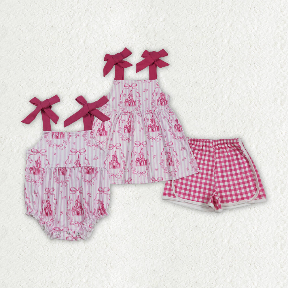 cartoon castle bows Sibling Clothes RTS sibling clothes
