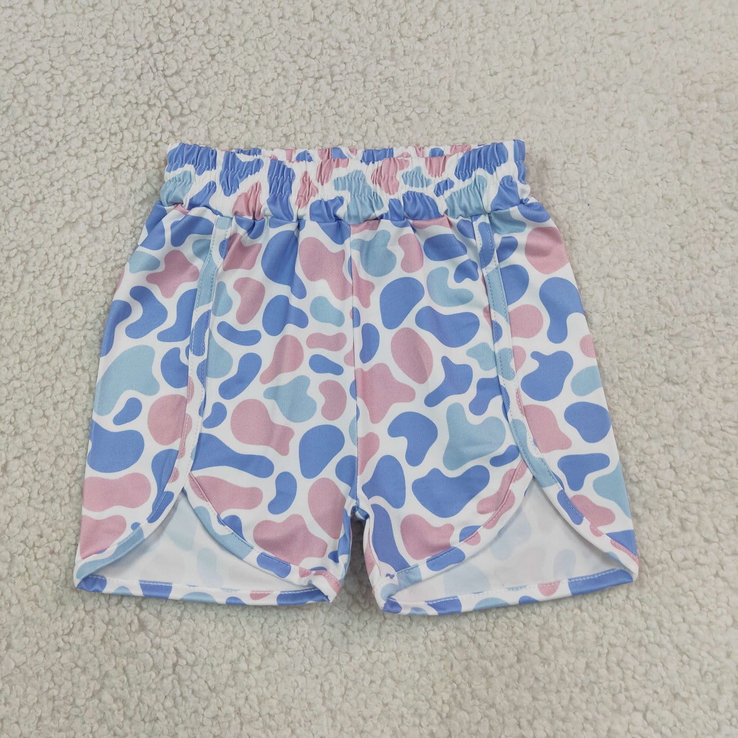 SS0856 Camo Girls Shorts