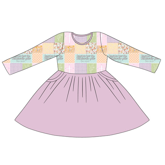 Custom Consider How The Wildtlovers Grow Flowers Pink Girls Dress