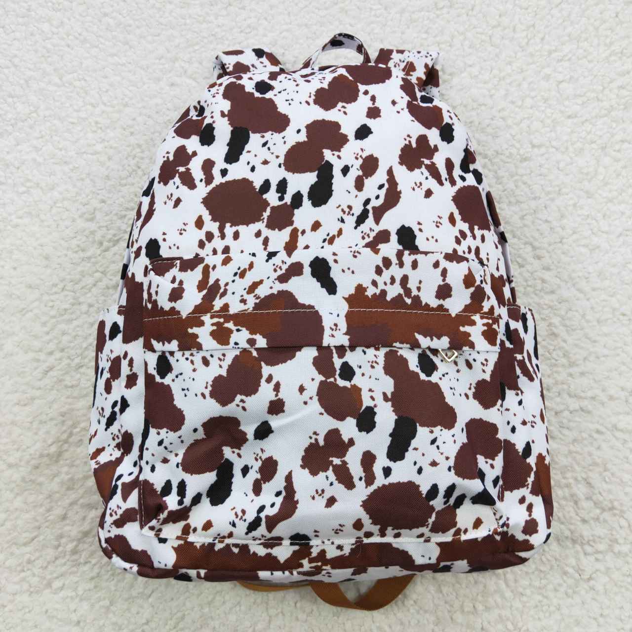 BA0073 Brown Cow Print Kids Bag