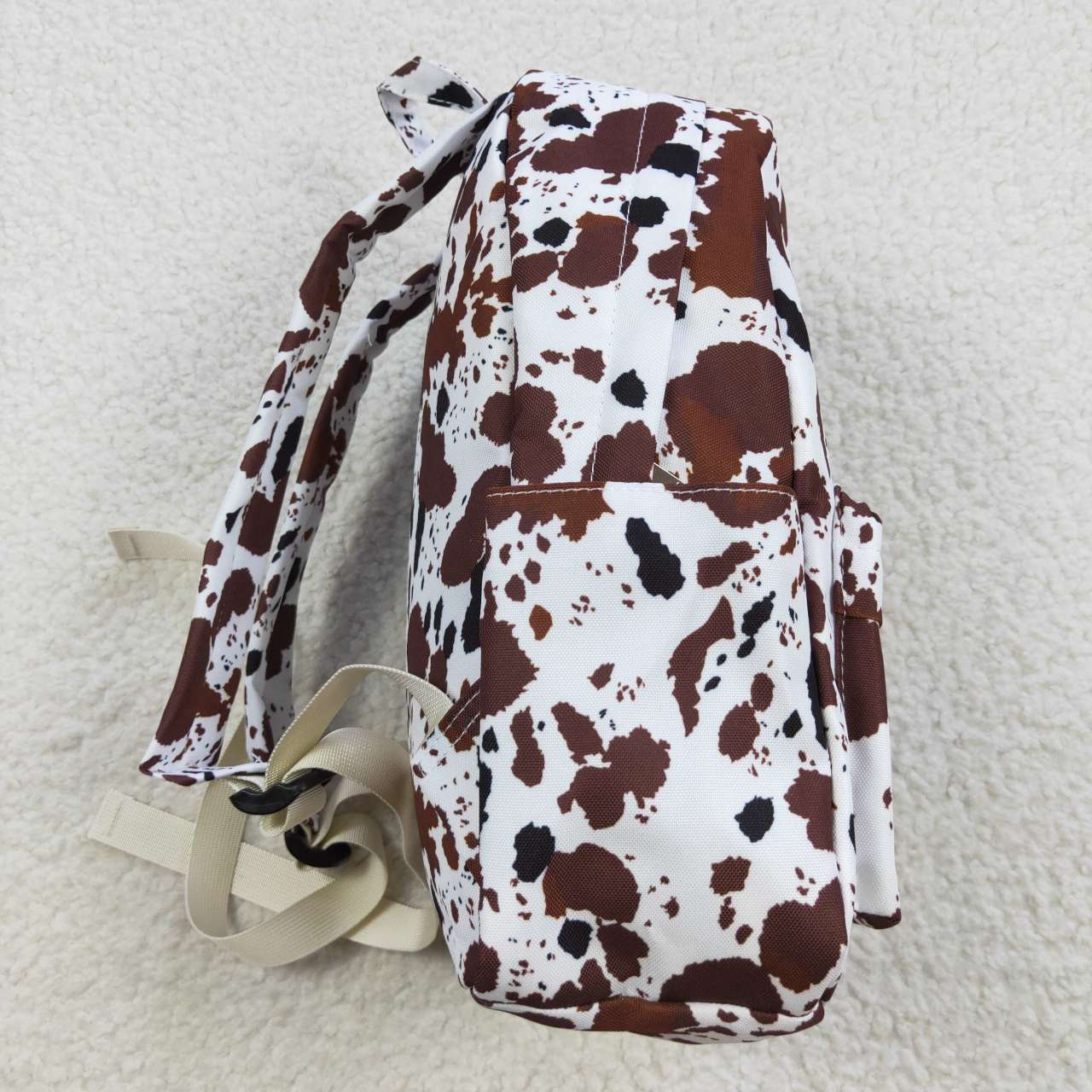 BA0073 Brown Cow Print Kids Bag
